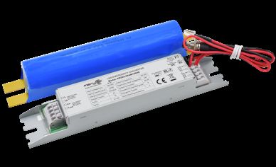 3W Standard e Self Test packs de emergência com 3 horas de duração e saída de 80-200Vdc