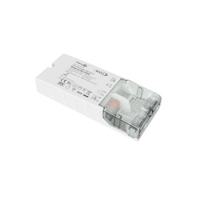 Driver LED eletrônico programável NFC de 36W da série Easy-use, regulável DALI2, saída de 500mA a 1100mA