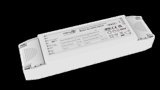 120W de tensão constante 24V DALI DT8 condutor LED dimmable com 5 anos de garantia