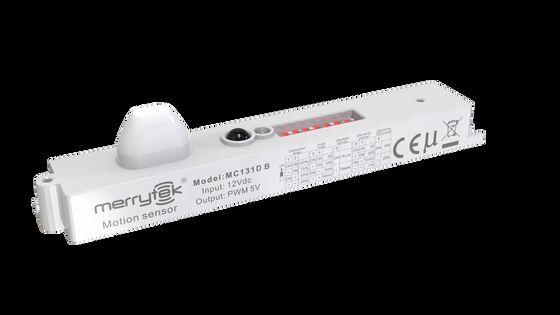 Sensor de movimento de corrente contínua de escurecimento PWM de faixa longa, suporte a controle remoto, 6m Max