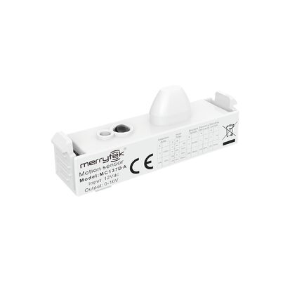 Sensor Dimmable de Faixa Longa 0-10V, Interruptor DIP Inferior e Controle Remoto para Configuração de Parâmetros