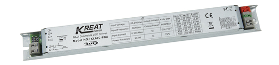 Constant Current DALI Dimmable LED Driver 60W Push Dim With Memory Function